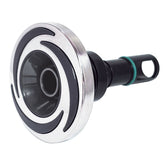 Fixed Jet Small/2 Inch for Bellagio Tubs Bari, Venezia, Arum C - 3 Brow design, Grey/Silver